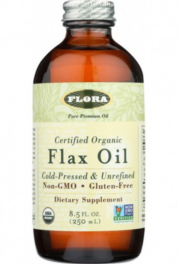 Flora Organic Flax Oil, 8.5...