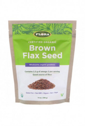 Organic Flax Seeds Brown 14...
